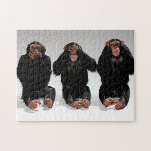 Tres monos sabios, rompecabezas