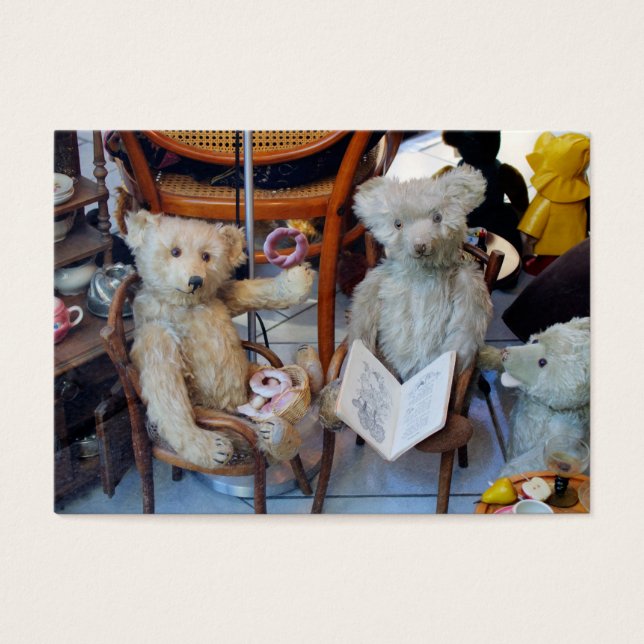 Tres osos de peluche felices (Frente)