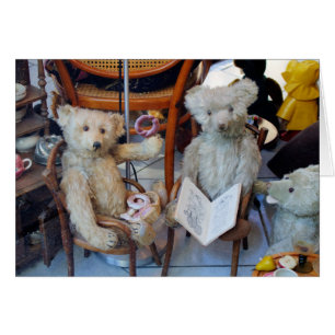 Tres osos de peluche felices