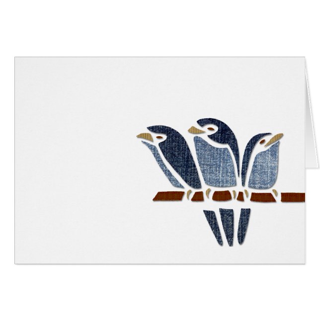 Tres pájaros (Anverso (Horizontal))
