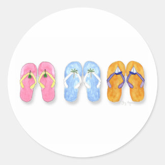 Tres pares de Pegatinas Flip-Flops