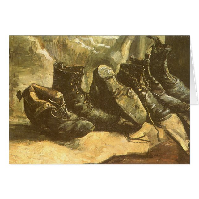 Tres pares de zapatos de Vincent van Gogh (Anverso (Horizontal))