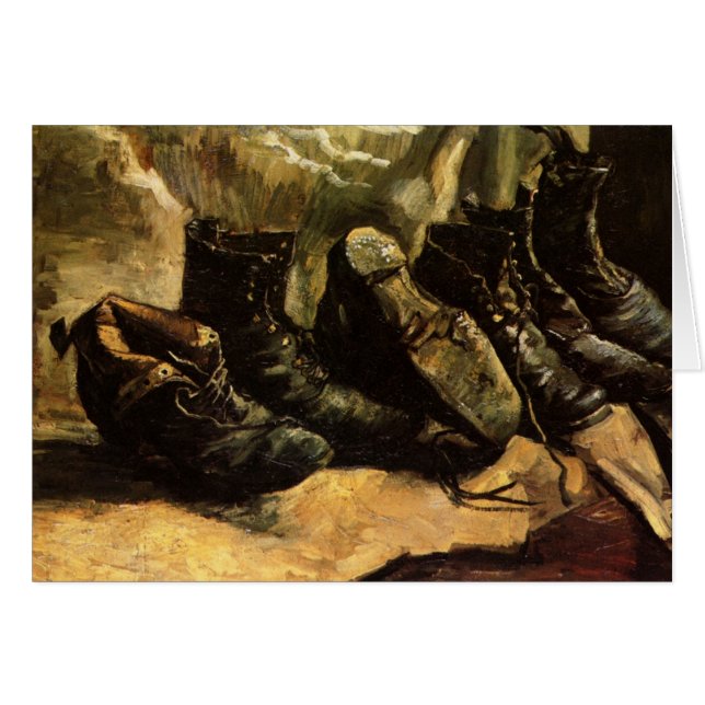 Tres pares de zapatos de Vincent van Gogh (Anverso (Horizontal))