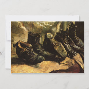 Tres pares de zapatos por Vincent van Gogh