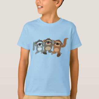 Tres pequeñas camisetas de Personalizado con camis