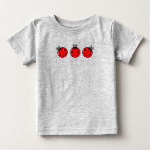 Tres Pequeñas Mariquitas - Baby Fine Jersey T-Shir