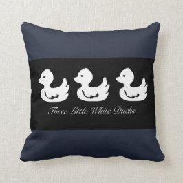 Tres pequeños Cojines decorativos de poliéster bla