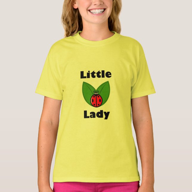 Tres Pequeños Ladybugs - Camiseta Básica para Chic (Anverso)