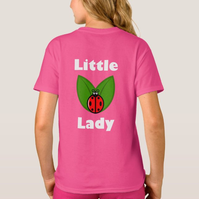 Tres Pequeños Ladybugs - Camiseta Básica para Chic (Reverso)
