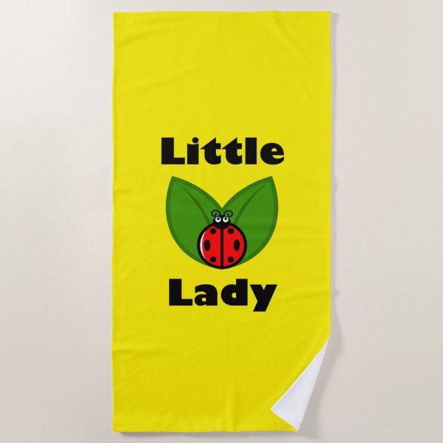 Tres Pequeños Ladybugs - Toalla de playa (Anverso)