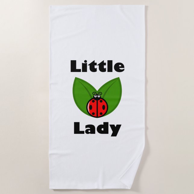 Tres Pequeños Ladybugs - Toalla de playa (Anverso)