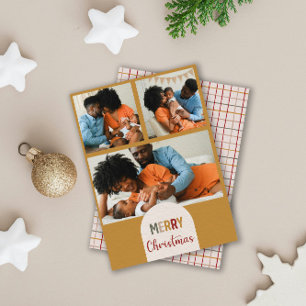 Tres Personalizados fotográficos de la Navidad col