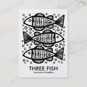 Tres pescados - Tarjeta de oro