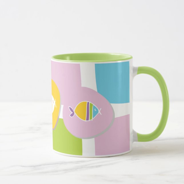 Tres pescados - taza (Derecha)