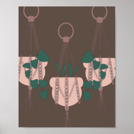 Tres plantas de arrastre colgando el arte de la pa