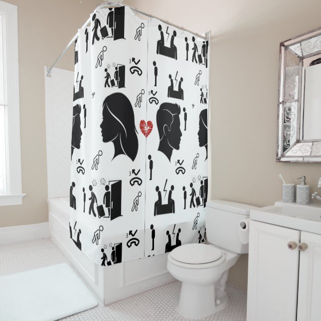 Tres posibilidades perdidas cortina de ducha (In situ)