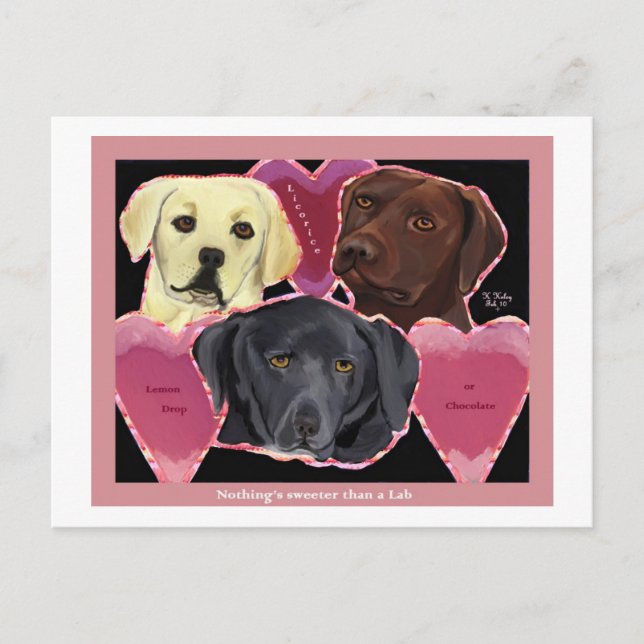 Tres postales de Sweet Labs (Anverso)