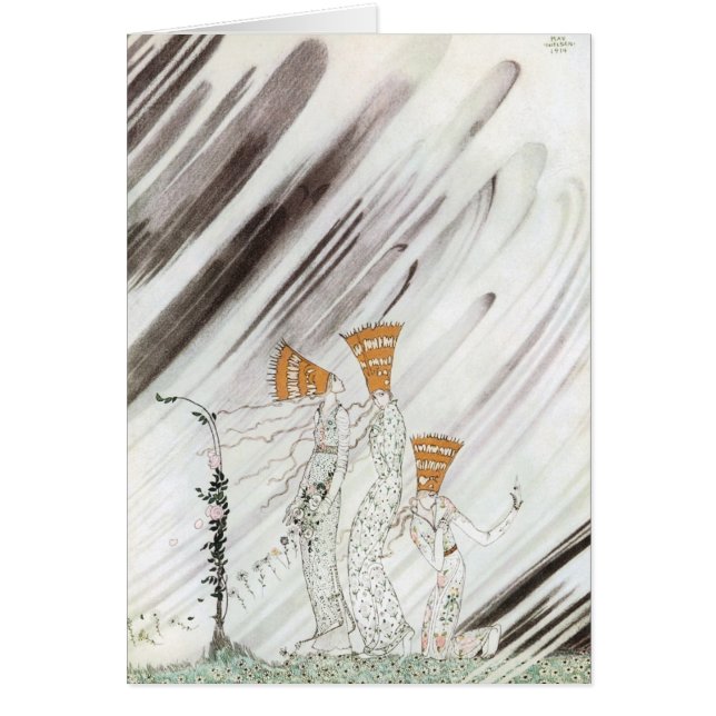 Tres princesas en la montaña azul de Kay Nielsen (Frente)