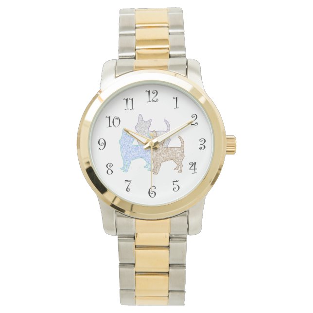 Tres relojes Chihuahuas (Anverso)