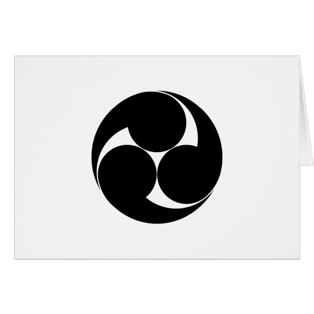 Tres remolinos en el sentido de las agujas del rel (Anverso (Horizontal))