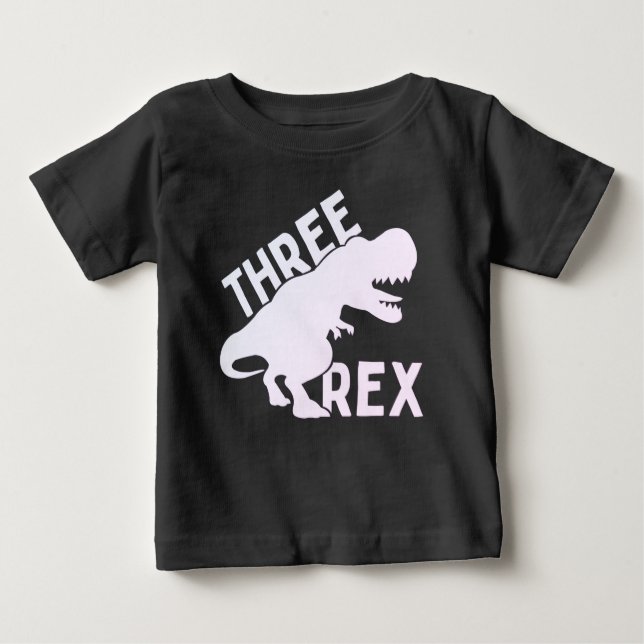 Tres Rex 3.ª Camisa de Cumpleaños, Tres Años  (Anverso)
