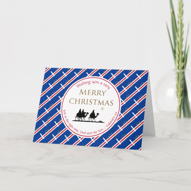 Tres Reyes Magos CABO VERDE Navidad (Anverso)