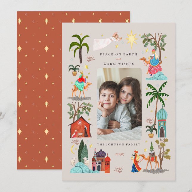 Tres Reyes Magos Navidad Fiesta (Anverso / Reverso)