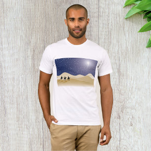 Tres sabios hombres con camiseta