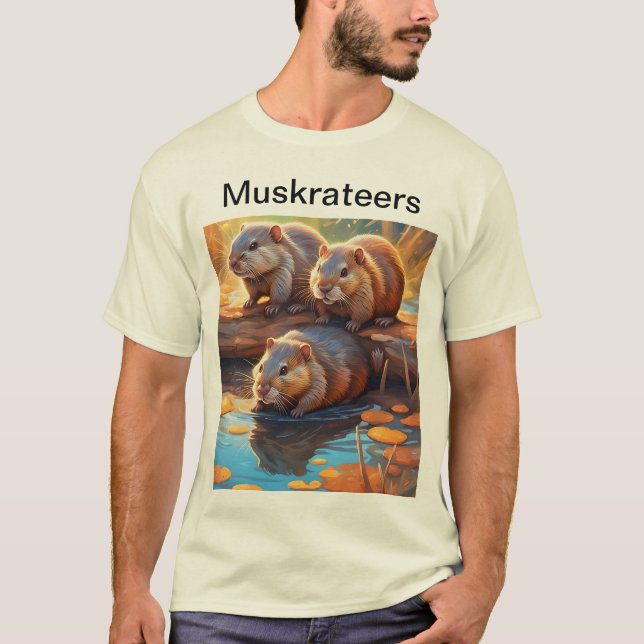 Tres seductores honestos forman la camiseta de los (Anverso)