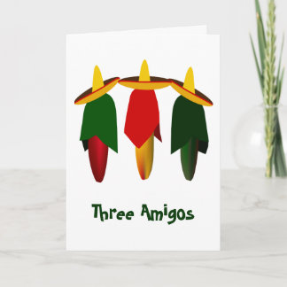 Tres tarjetas Amigo Hot Peppers