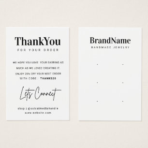 Tres Tarjetas De Agradecimiento