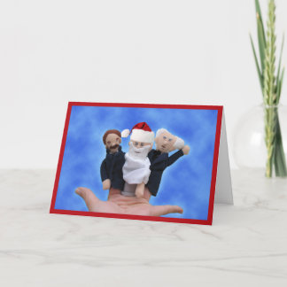 Tres tarjetas de Navidad de los filósofos