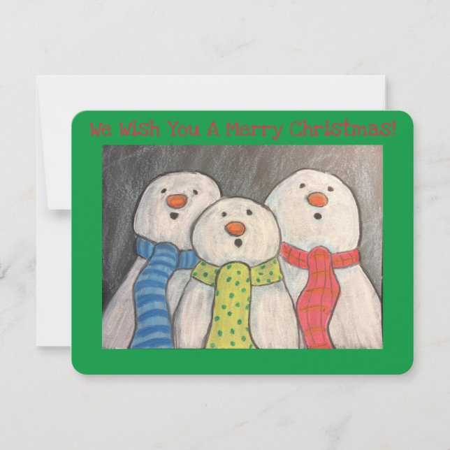 Tres tarjetas de vacaciones planas para hombres de (Anverso)