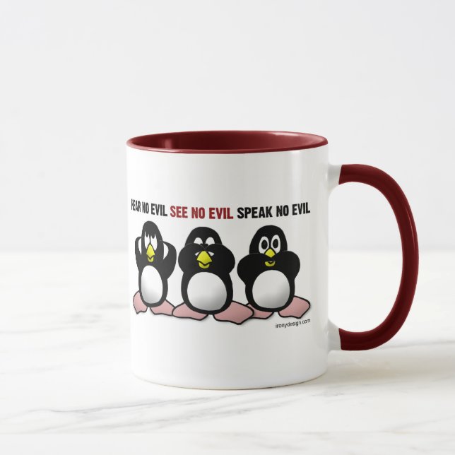 Tres tazas sabias de los pingüinos (Derecha)