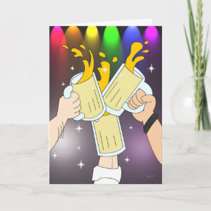 Tres tazas: Tarjeta Fiesta gay