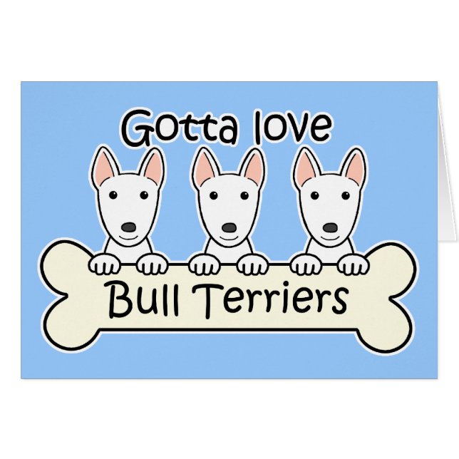 Tres terrieres de Bull (Anverso (Horizontal))