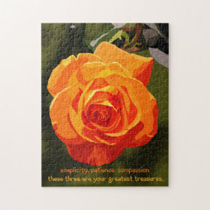 Tres tesoros de rompecabezas de la flor del Taoism