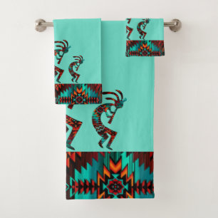 Tres toallas de KokopelliSudoeste