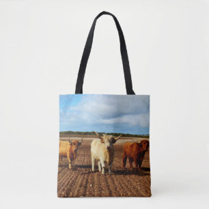 Tres vacas malvadas de la Highland, bolsa de compr