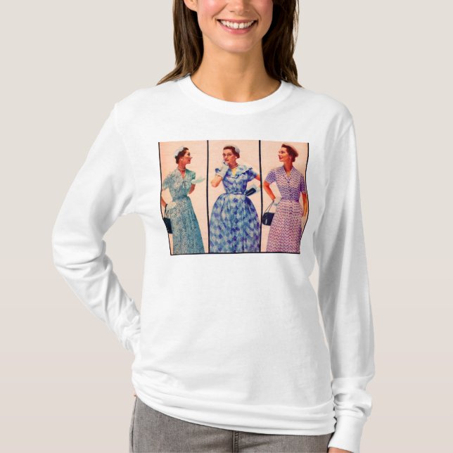 tres vestidos de 1953 - ropa vintage del frente +  (Anverso)