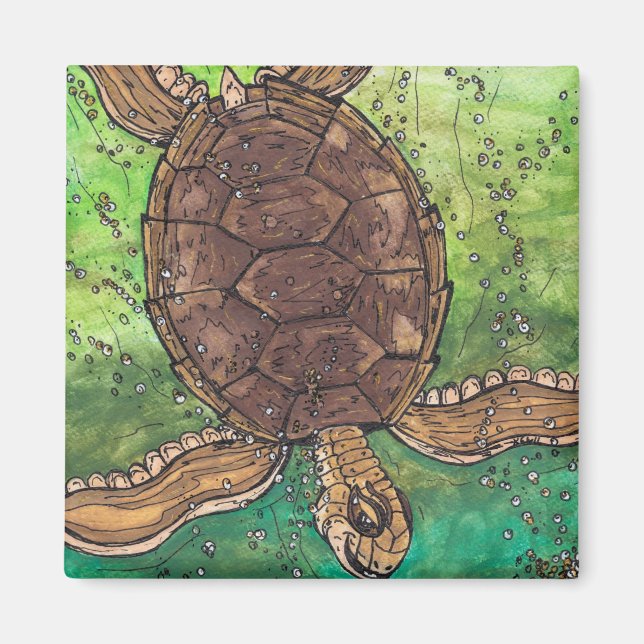 Trevor del imán de la tortuga (Frente)