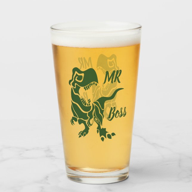 Trex verde al jefe Dino (Anverso (lleno))