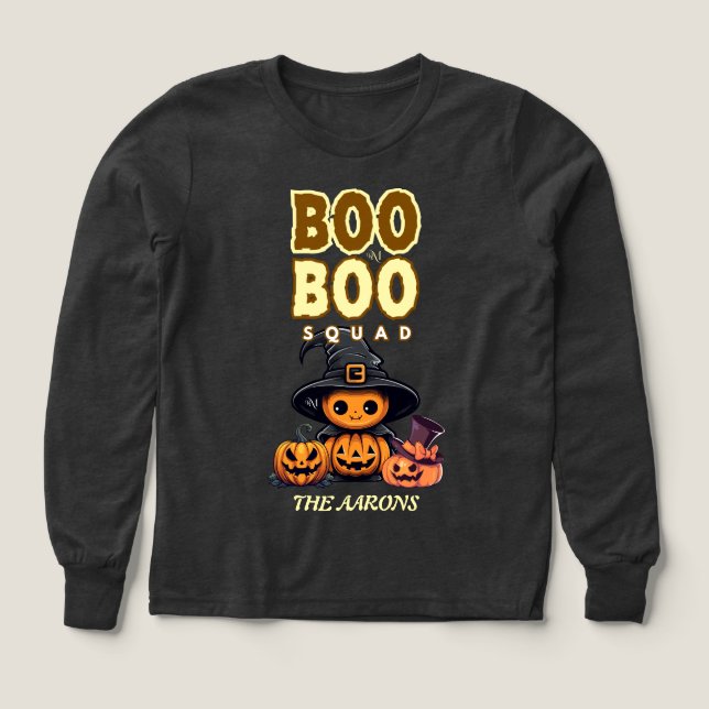 Tri-Blend Shirt :  HALLOWEEN Boo-Treat #4 (Diseño frontal)