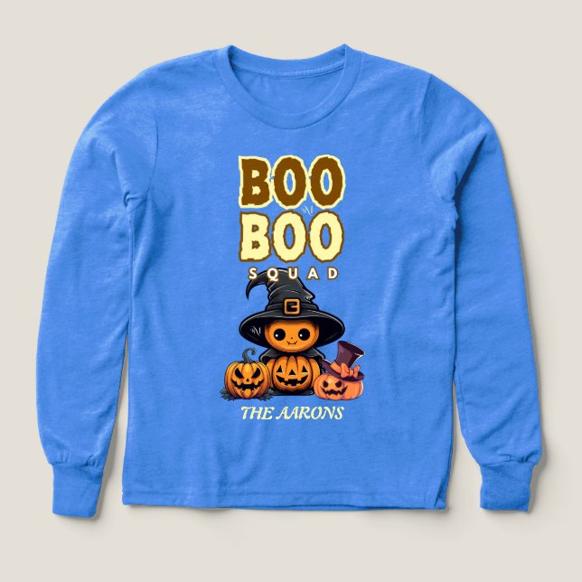 Tri-Blend Shirt :  HALLOWEEN Boo-Treat #5 (Diseño frontal)
