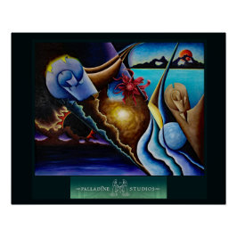 "Tria Prima" Poster brillante