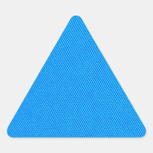 Triangular azul pegatina