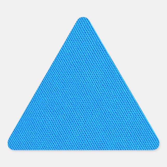 Triangular azul pegatina (Anverso)