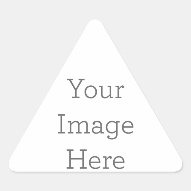 Triangular Crear su propio Pegatina de triángulo (Anverso)