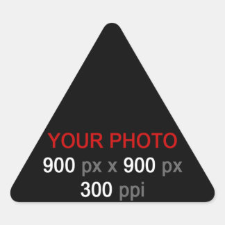 Triangular Crear su propio triángulo Pegatina Personalizado