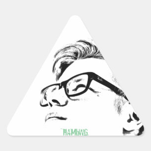 Triangular HAMbWG - Pegatina - Hipster
